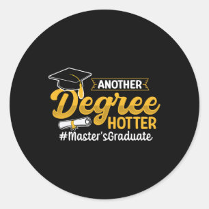 Degree Graduation Master’s Degree Mba  Classic Round Sticker