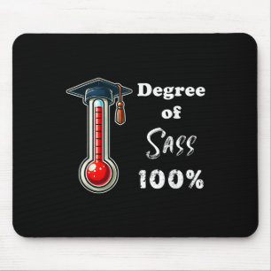 Degree Of S 100% Graduation Cl Of 2025 Senior Him Mouse Mat
