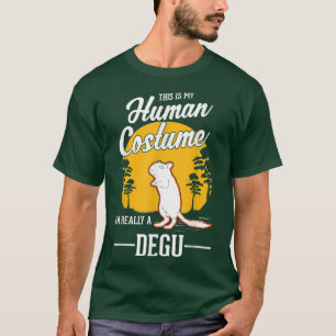 Degu Human Costume Halloween Degu 1700 T-Shirt