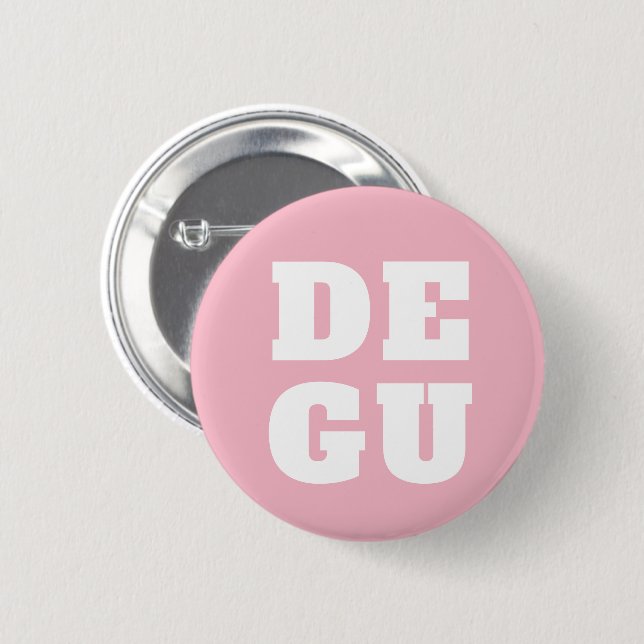 [ DEGU LIFE ] Simple Degou Can Badge (Front & Back)