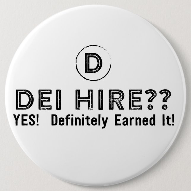 DEI Button B&W (Front)