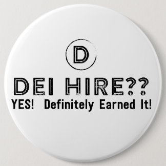 DEI Button B&W