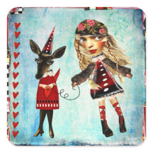 Deidre and her Doe Stickers