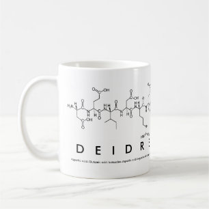 Deidre peptide name mug