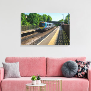 Deighton Railway Station, Huddersfield Canvas Print