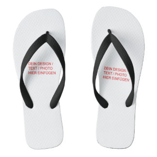 DEIGN/TEXT/PHOTO/LOGO Flip Flops
