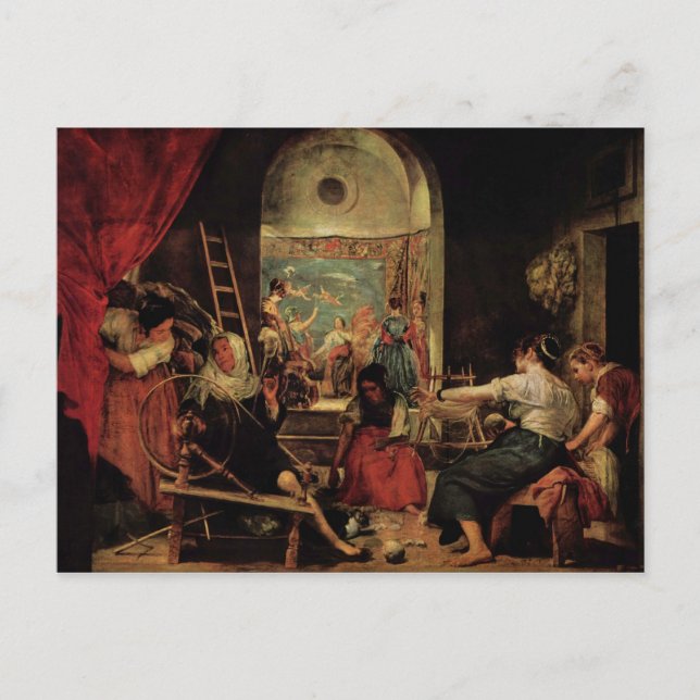 Deigo Velazquez Painting Postcard (Front)