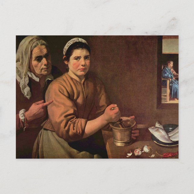 Deigo Velazquez Painting Postcard (Front)