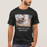 DEIN DESIGN/TEXT/FOTO Herren Hund schwarz