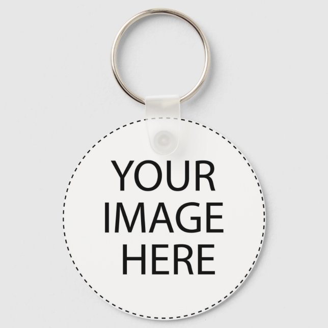 Dein QR Code hier Key Ring (Front)
