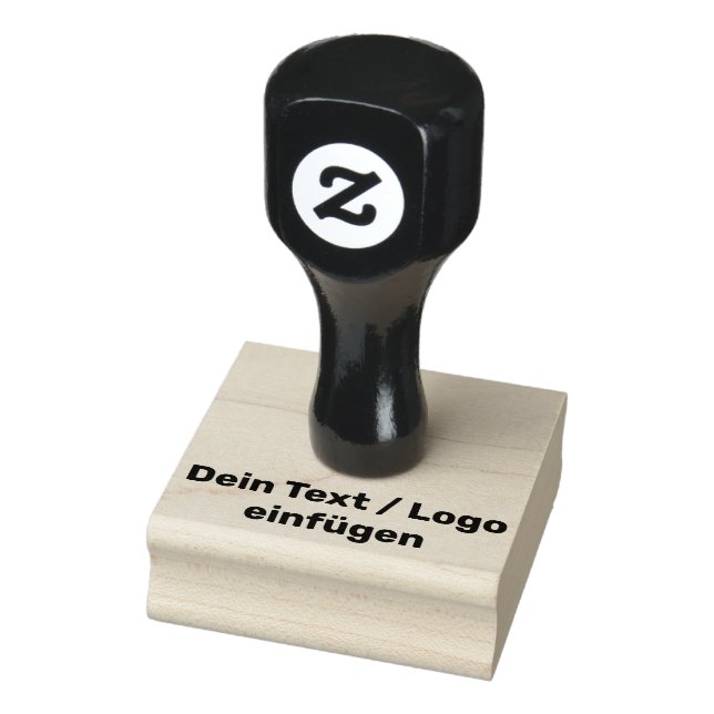 DEIN TEXT / LOGO Business custom Rubber Stamp (Stamp)