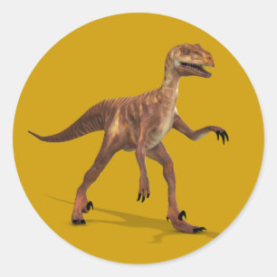 Deinonychus Classic Round Sticker