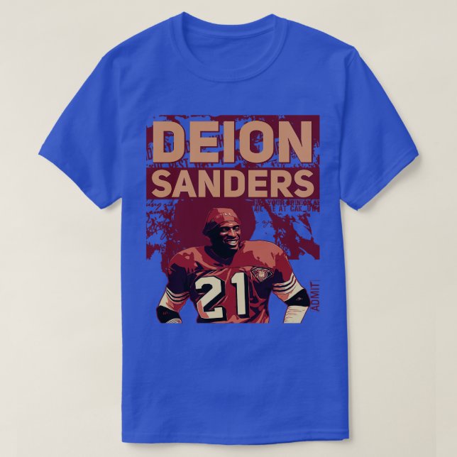 Deion Sanders vintage poster T-Shirt (Design Front)