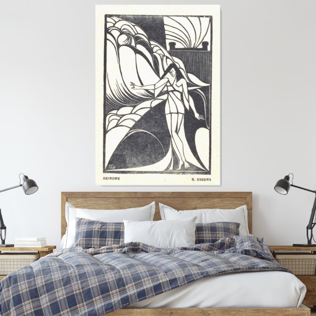 Deirdre Canvas Print (Insitu(Bedroom))