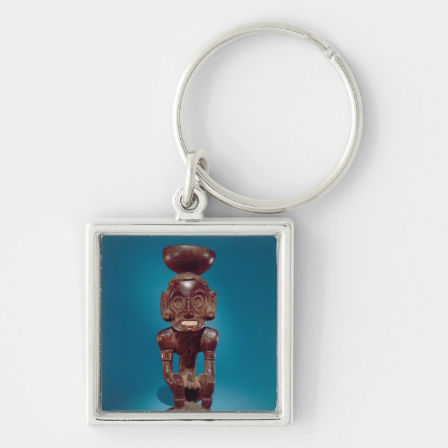 Deity figure , Dominican Republic Key Ring (Front)