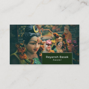Deity God Statue, Hinduism, Religious Business Card