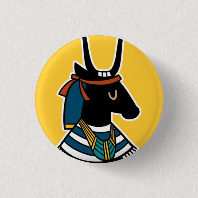 Deity :: Hathor 3 Cm Round Badge (Front)