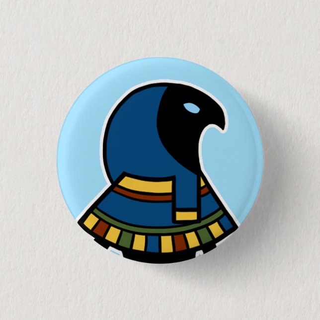 Deity :: Horus 3 Cm Round Badge (Front)