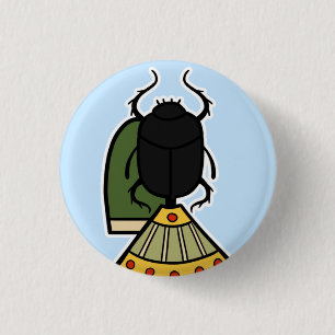 Deity :: Khepri 3 Cm Round Badge