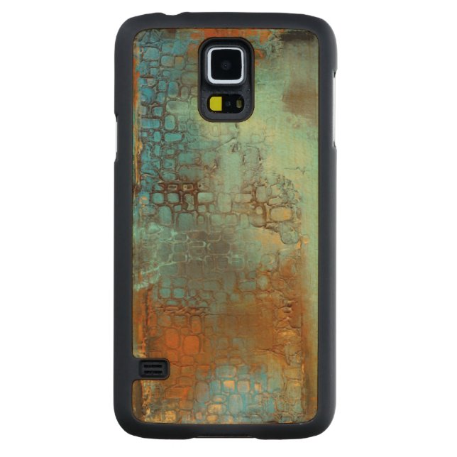 Deja Blue Carved Maple Galaxy S5 Case (Back)