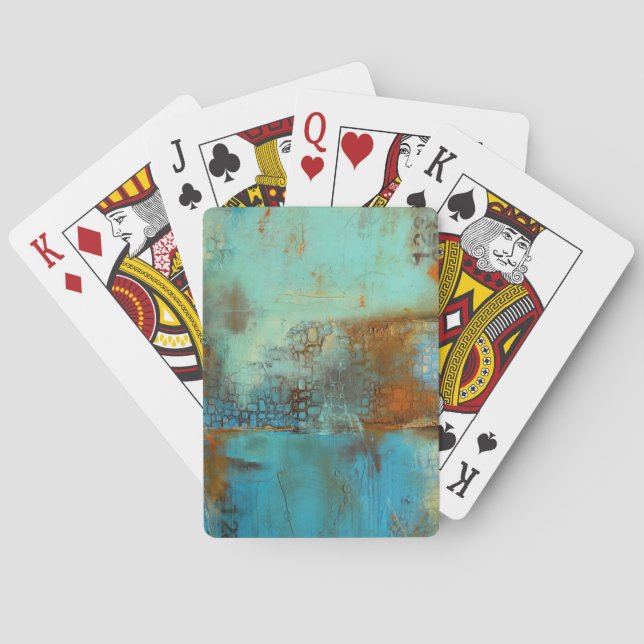 Deja Blue Playing Cards (Back)