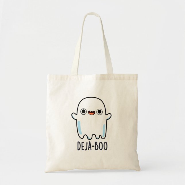 Deja Boo Funny Ghost Pun  Tote Bag (Front)