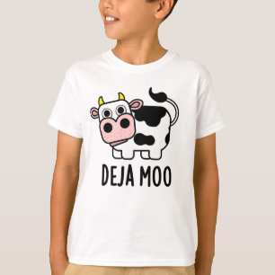Deja Moo Funny Cow Pun  T-Shirt