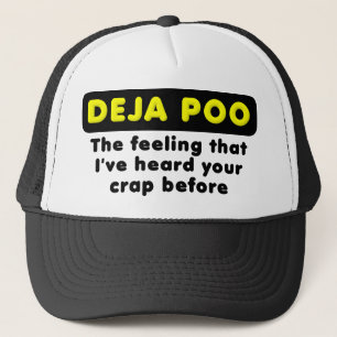 Deja Poo Funny Ball Cap Hat