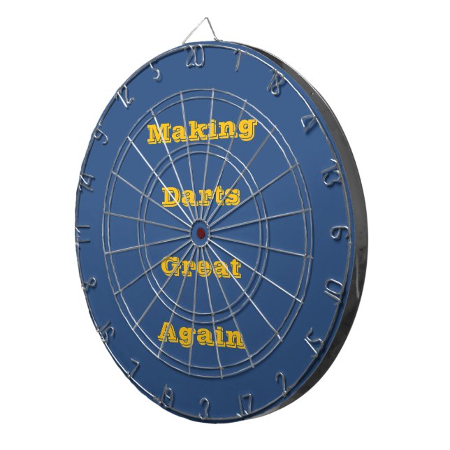 Deja Vu Blue Spring Season Solid Colour Dartboard (Front Right)