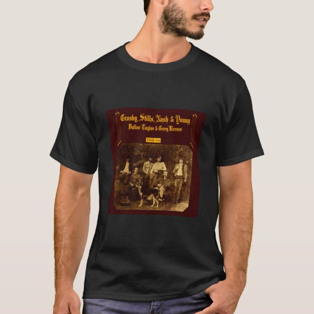 Déjà Vu - Crosby Stills Nash  Young Classic T-Shirt (Front)