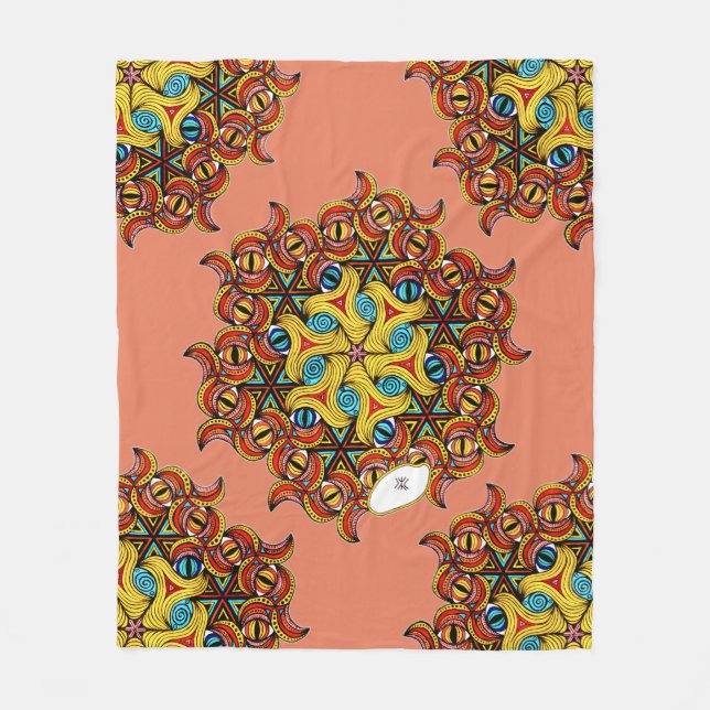 "Deja Vu" Fleece Blanket (Front)