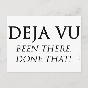 Deja Vu Postcard