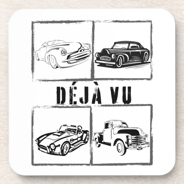 Déjà vu.w coaster (Front)