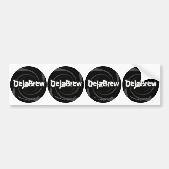 DejaBrew Drum Logo Stickers part 2 (Front)
