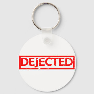 Dejected Stamp Key Ring