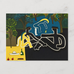 Dejeuner sur l'herbe postcard