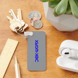 DEK-WORX EVA Foam Cutting Service Company Logo Key Ring