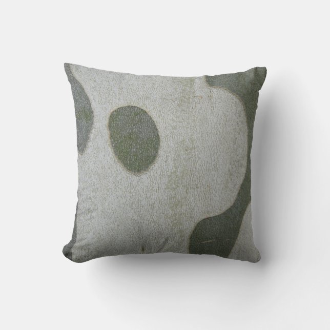 Dekokissen graugrünes Muster Cushion (Front)