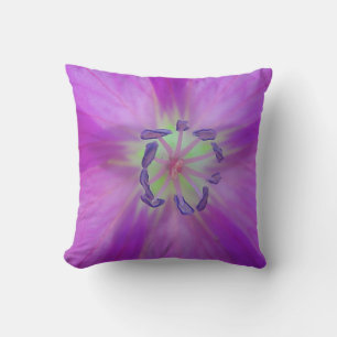 Dekokissen lila Blütenzentrum Cushion