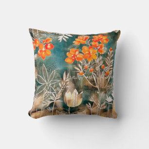 Dekorative Blumen Cushion