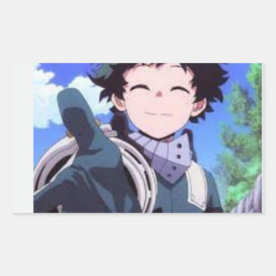 Deku  rectangular sticker