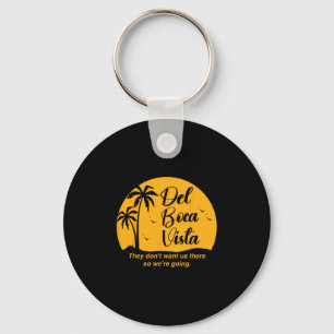 Del Boca Vista Apparel Uni-adults Funny Retirement Key Ring