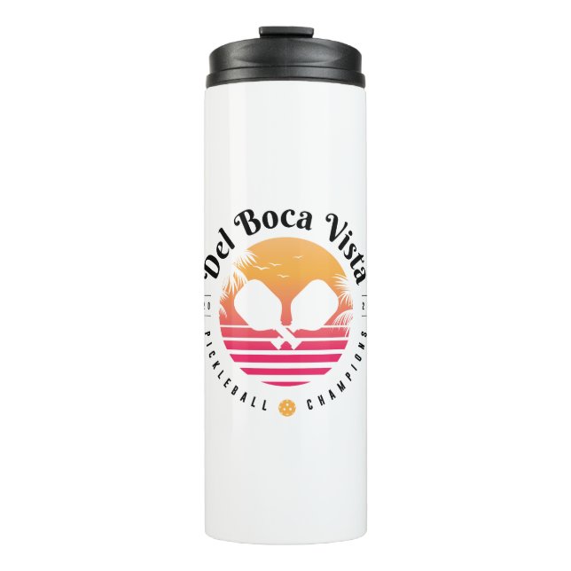 Del Boca Vista Pickleball Champions Mug (Front)