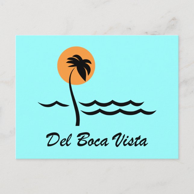 Del Boca Vista Postcard (Front)