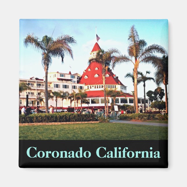 Del Coronado Hotel, Photo Magnet (Front)