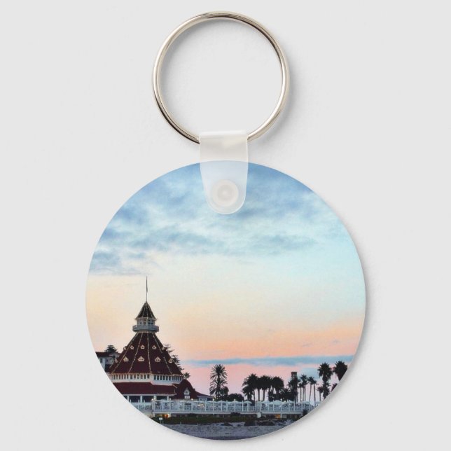 Del Coronado Sunset Key Ring (Front)