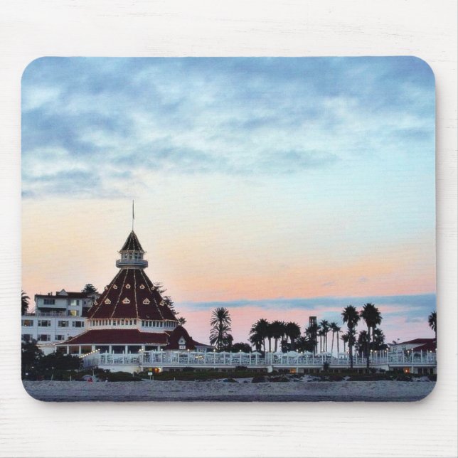 Del Coronado Sunset Mouse Mat (Front)