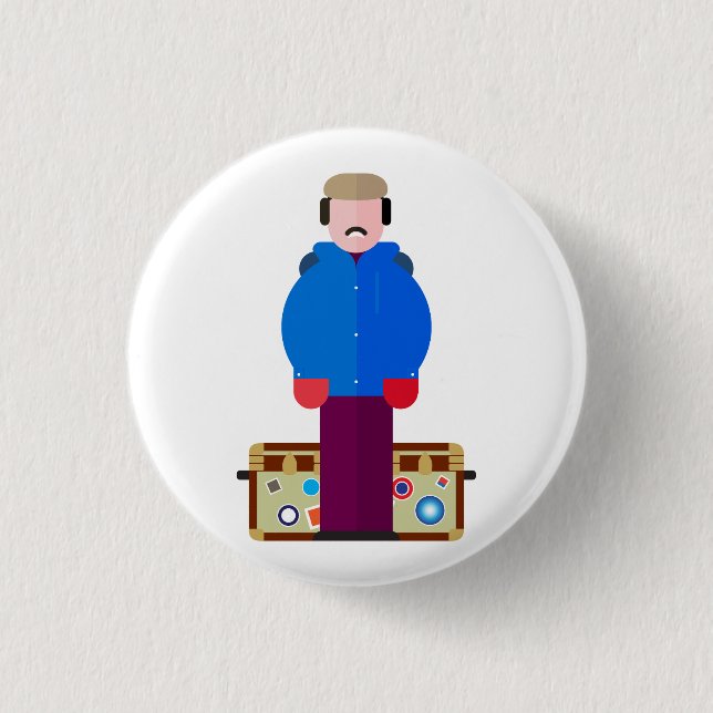 Del Griffith – Classic Comedy Button (Front)