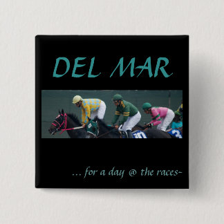 Del Mar, 15 Cm Square Badge