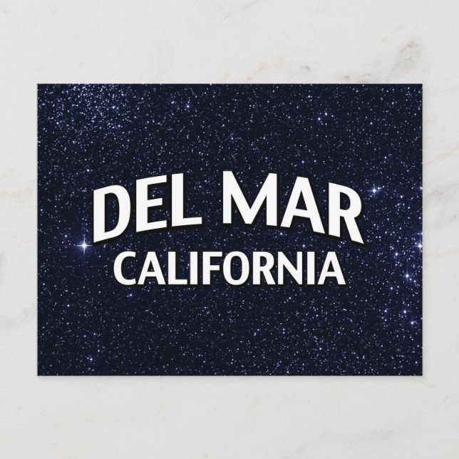 Del Mar California Postcard (Front)